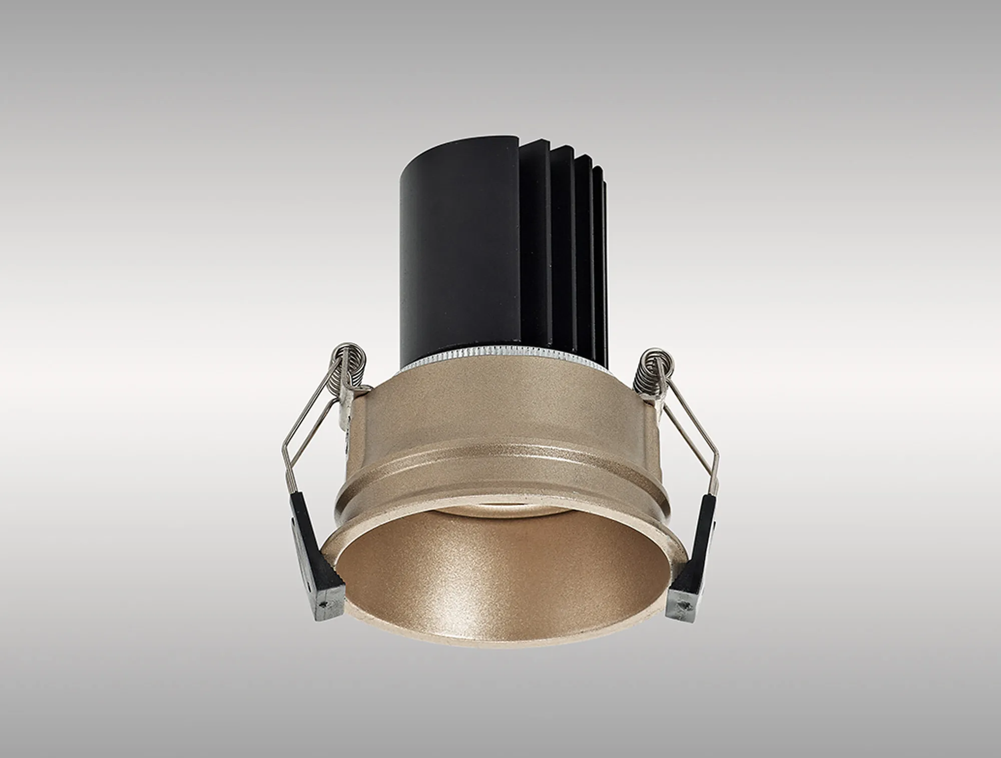 Bania A 12 Powered by Tridonic  12W 2700K 1200lm 24° CRI>90 LED Engine; 350mA Gold Adjustable Recessed Spotlight; IP20 DM201748  Dlux Bania A 12